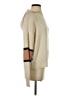 360 Sweater 100% Cotton Color Block Tan Pullover Sweater Size S - photo 4