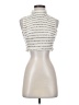 Re:named 100% Polyester Silver Sleeveless Top Size S - photo 1