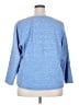 St. John's Bay 100% Polyester Blue Pullover Sweater Size 2X - photo 2
