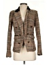 Aqua Plaid Brown Blazer Size XS - photo 1