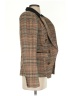 Aqua Plaid Brown Blazer Size XS - photo 4