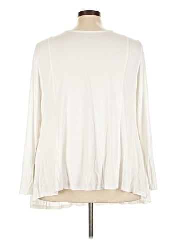 Lane Bryant 3/4 Sleeve T-Shirt (view 2)