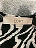 Ann Taylor LOFT Graphic Black Jumpsuit Size XXS - photo 4