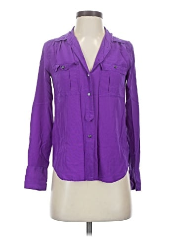 J.Crew Long Sleeve Silk Top (view 1)