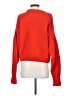 Topshop 100% Acrylic Solid Red Pullover Sweater Size 2 - photo 2