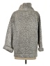 Dylan 100% Polyester Tweed Gray Turtleneck Sweater Size XS - photo 2
