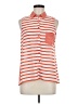 Olivia Moon 100% Polyester Orange Sleeveless T-Shirt Size M - photo 1