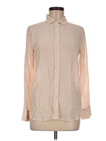 Everlane Long Sleeve Silk Top (view 1)