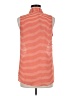 Olivia Moon 100% Polyester Orange Sleeveless T-Shirt Size M - photo 2