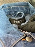 DKNY Blue Denim Jacket Size 7 - photo 3