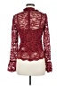 J.Crew 100% Polyester Burgundy Long Sleeve Blouse Size 8 - photo 2