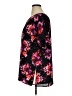 Sejour Floral Black Short Sleeve Blouse Size 16w - photo 5