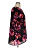 Sejour Floral Black Short Sleeve Blouse Size 16w - photo 4