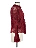 J.Crew 100% Polyester Burgundy Long Sleeve Blouse Size 8 - photo 4