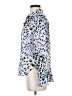 Bella Dahl 100% Rayon Animal Print Silver Long Sleeve Blouse Size XS - photo 5