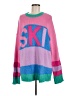 Show Me Your Mumu Color Block Pink Pullover Sweater Size M - photo 1