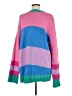 Show Me Your Mumu Color Block Pink Pullover Sweater Size M - photo 2