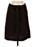 Tuleh Solid Black Brown Casual Skirt Size 8 (estimated) - photo 1