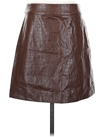 J.Crew Factory Store Faux Leather Skirt (view 1)