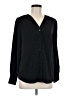Unbranded Black Long Sleeve Blouse Size M (estimated) - photo 1