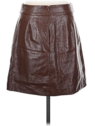 J.Crew Factory Store Faux Leather Skirt (view 2)
