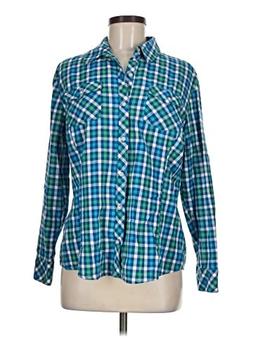 Riders by Lee Long Sleeve Button-Down Shirt (view 1)