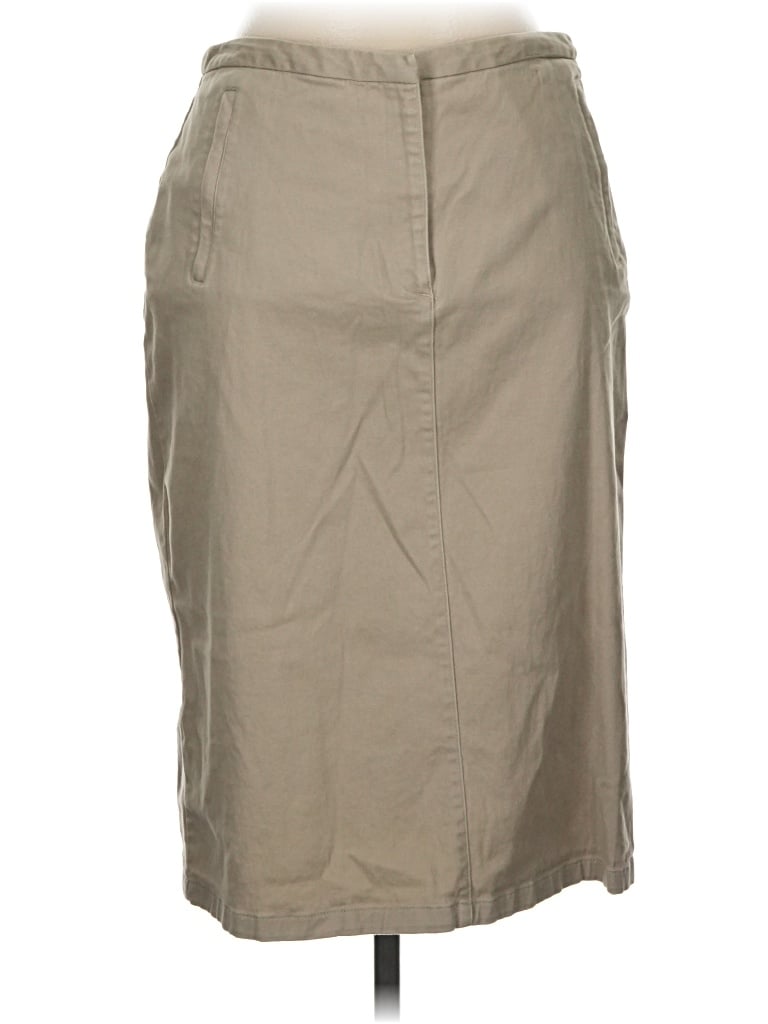 Pre-owned Ann Taylor Casual Skirt In Tan
