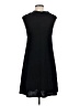 Mango Solid Black Casual Dress Size M - photo 2