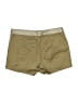 Club Monaco Solid Tan Khaki Shorts Size 4 - photo 2