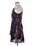 Parker 100% Polyester Paisley Blue Cocktail Dress Size M - photo 5
