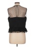 Express 100% Polyester Black Sleeveless Blouse Size L - photo 2