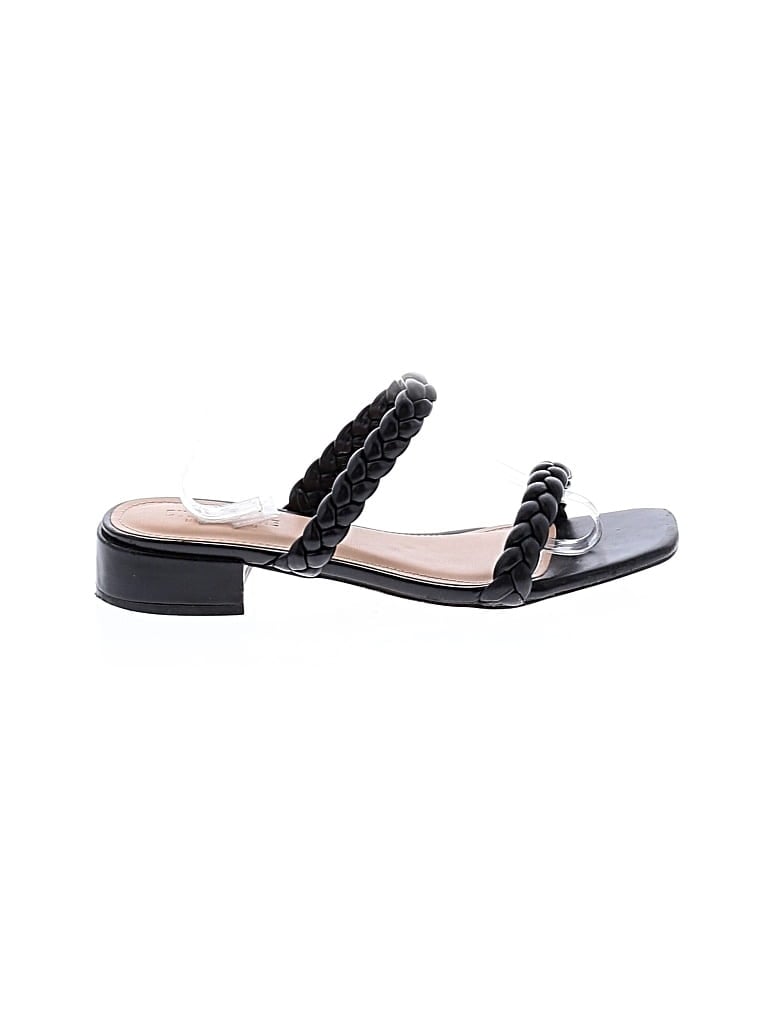 Pre-owned Cushionaire Sandals In Black