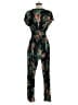 Auline Collection Tropical Black Jumpsuit Size S - photo 2