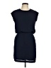 Blaque Label 100% Polyester Solid Blue Casual Dress Size M - photo 1