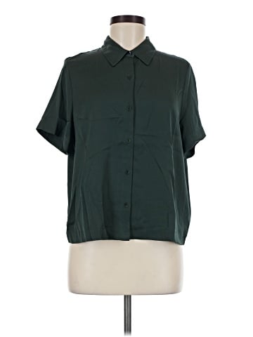 Quince Short Sleeve Silk Top (view 1)