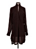 Halston Heritage 100% Polyester Burgundy Long Sleeve Blouse Size XS - photo 1