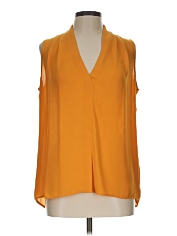 Rose + Olive Sleeveless Blouse (view 1)