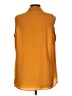 Rose + Olive 100% Polyester Orange Sleeveless Blouse Size L - photo 2