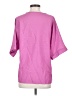 Shein 100% Polyester Pink Short Sleeve Blouse Size 4 - photo 2