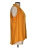 Rose + Olive 100% Polyester Orange Sleeveless Blouse Size L - photo 4