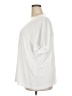 On 34th White Short Sleeve Blouse Size 4X - photo 5