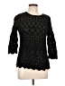 Jeanne Pierre 100% Cotton Black Pullover Sweater Size L - photo 1