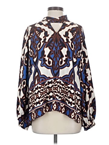 Black Label by Chico's Long Sleeve Blouse (view 1)
