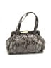 Perlina 100% Leather Gray Leather Shoulder Bag One size - photo 1