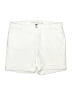 Gloria Vanderbilt Solid Ivory Shorts Size 18 - photo 1