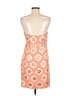 Tibi Print Orange Cocktail Dress Size 8 - photo 2