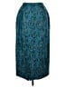 S.O.G.I.C. Paisley Teal Formal Skirt Size 10 - photo 2