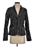 Gap 100% Cotton Stripes Black Blazer Size 4 - photo 1