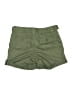 Caslon Solid Green Khaki Shorts Size 10 - photo 2