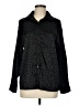 Shein Animal Print Black Long Sleeve Blouse Size 6 - photo 1